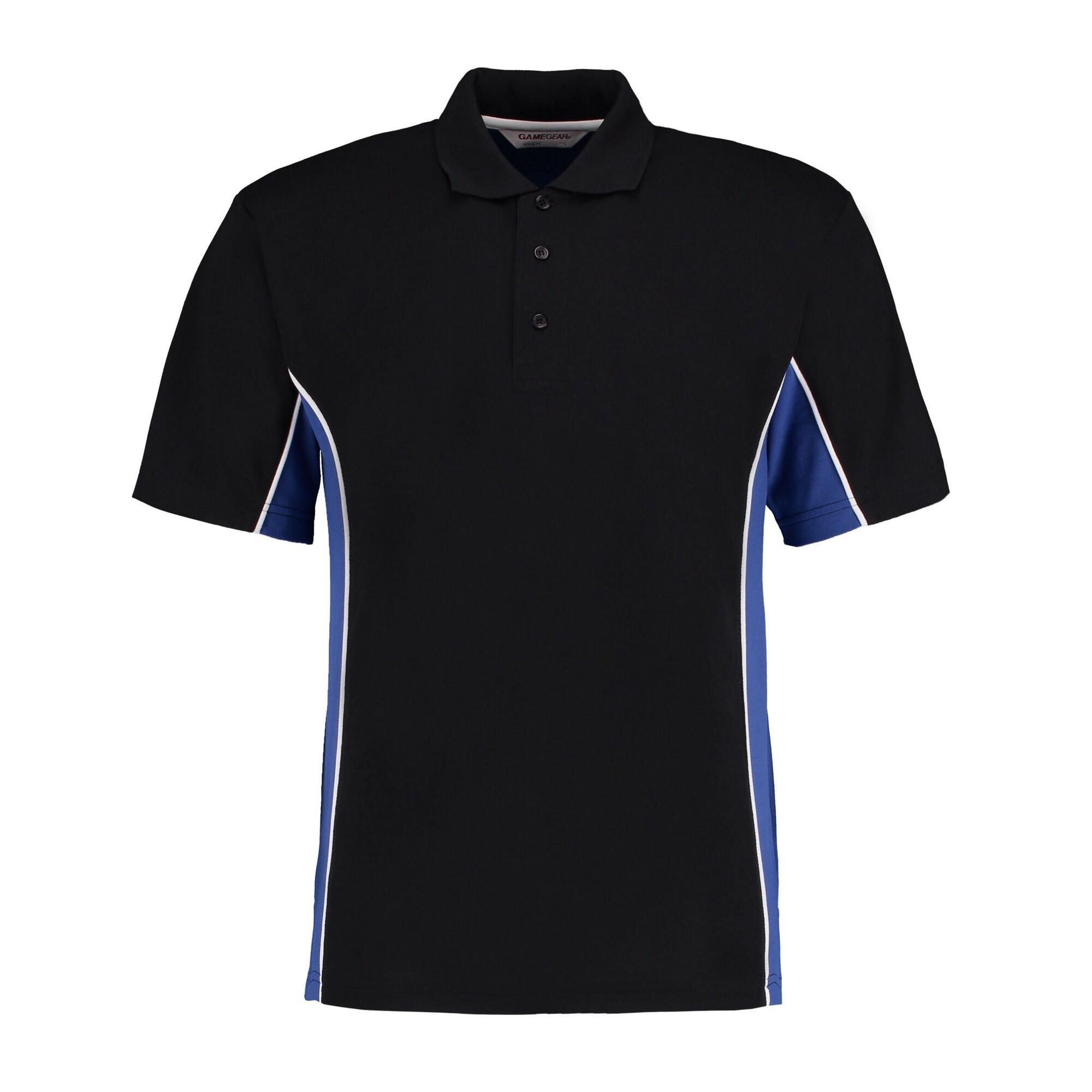 black / royal blue