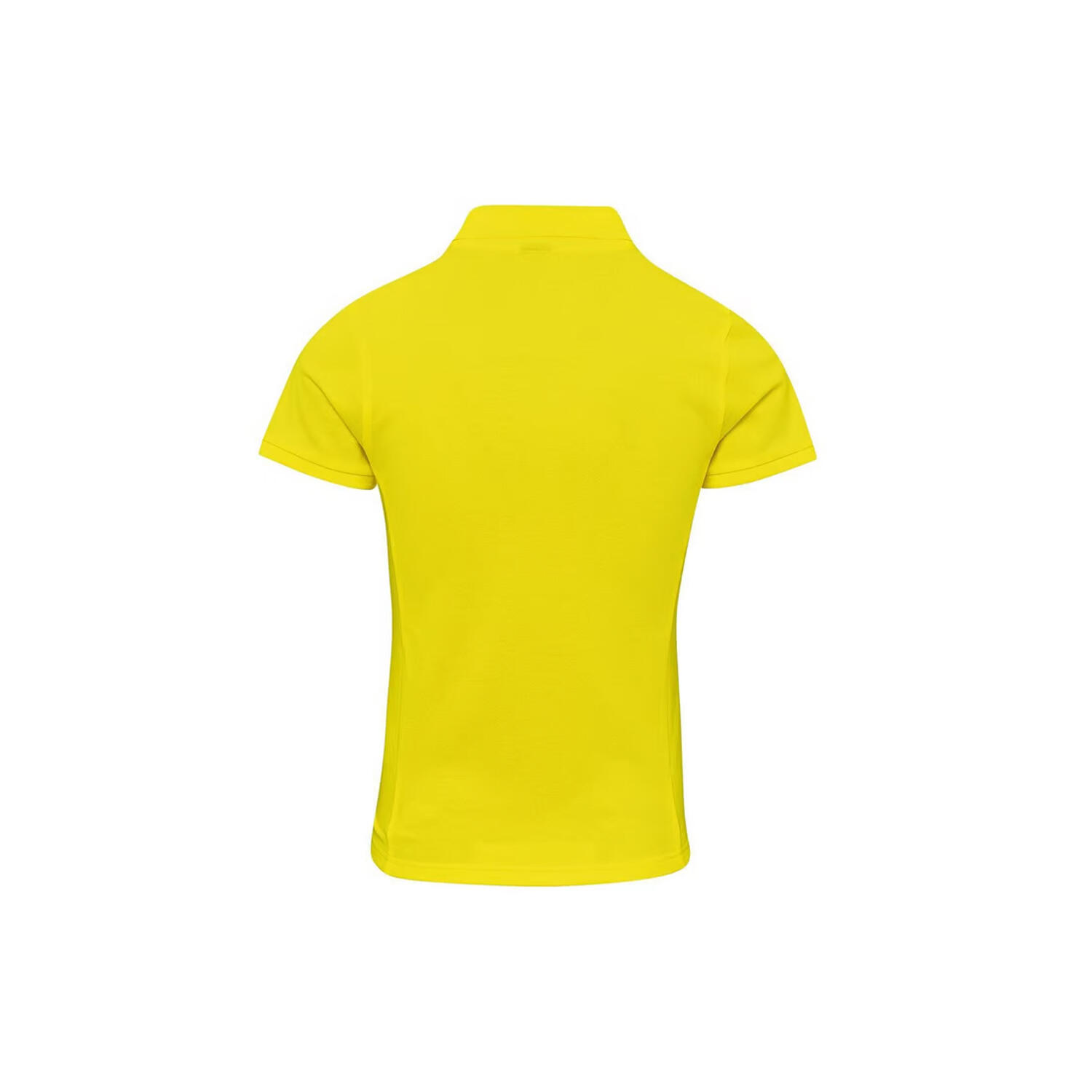 Damen PoloShirt Coolchecker mit CoolPlus Damen und Herren Gelb 2/3
