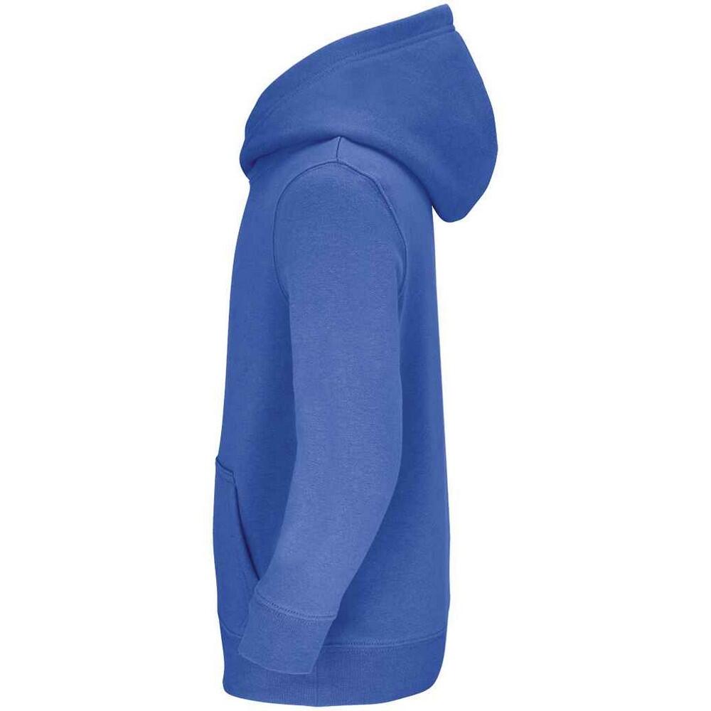 "Connor" Kapuzenpullover für Kinder Königsblau 3/4