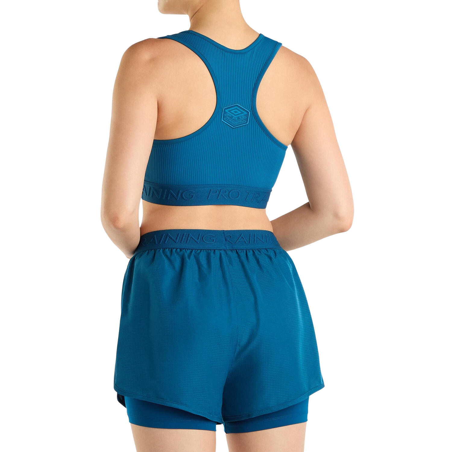 Womens/Ladies Pro Training Sports Bra (Poseidon) 2/2