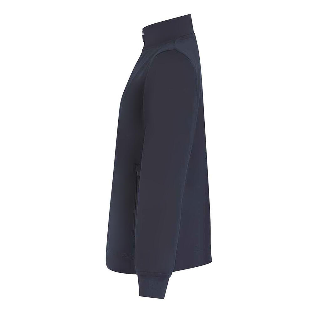 Childrens/Kids Quarter Zip Track Top (Navy) 3/3