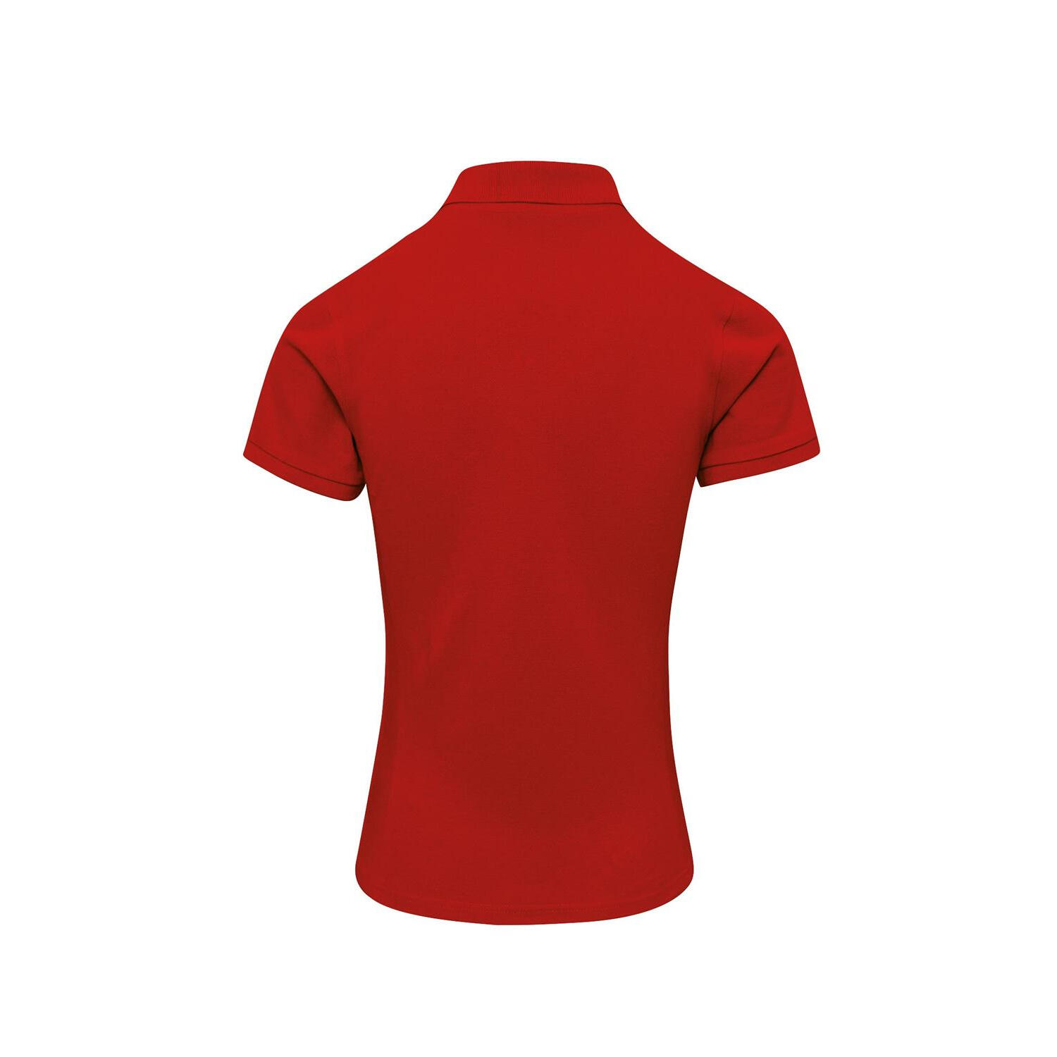 Womens/Ladies Coolchecker Plus Piqu Polo With CoolPlus (Red) 2/3