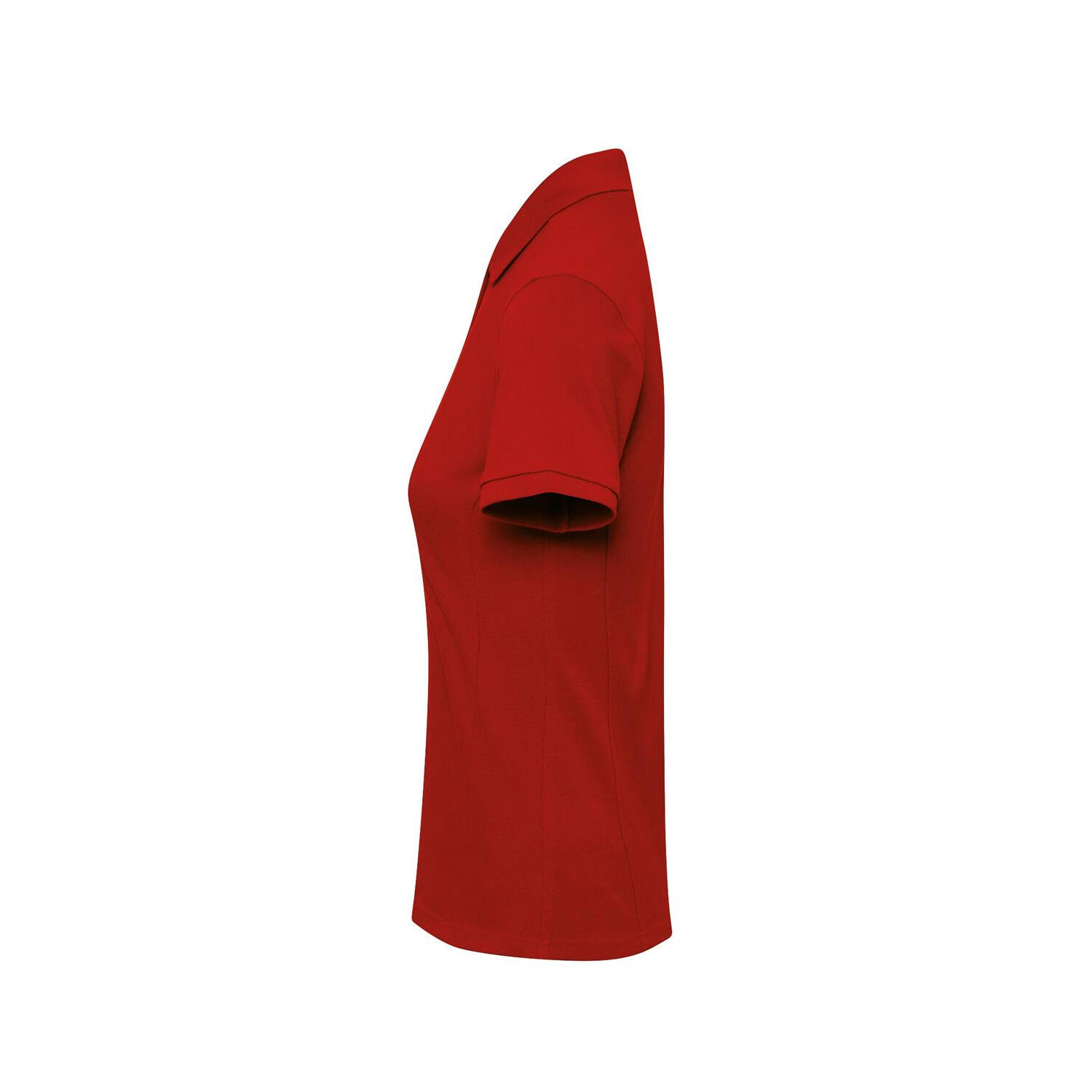 Womens/Ladies Coolchecker Plus Piqu Polo With CoolPlus (Red) 3/3