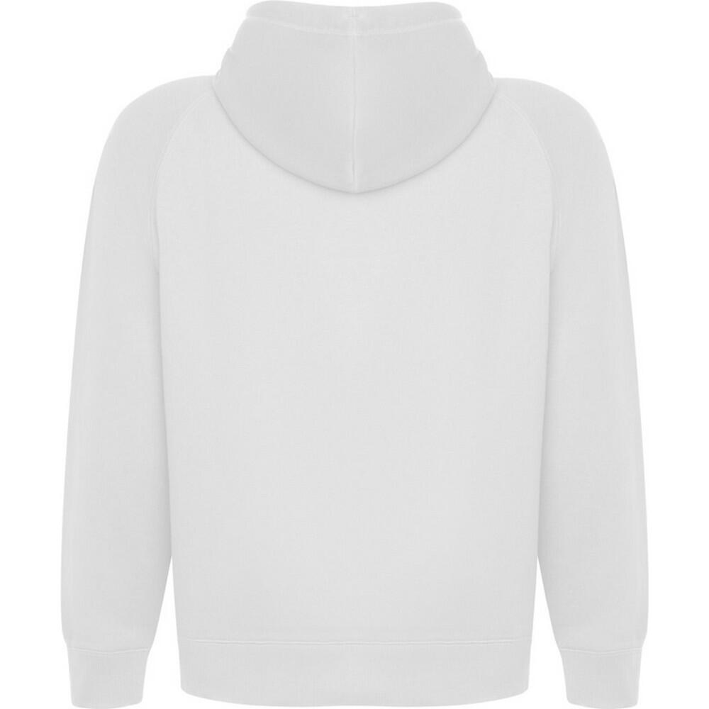 Felpa Con Cappuccio Adulto Unisex Roly Vinson Bianco 2/4