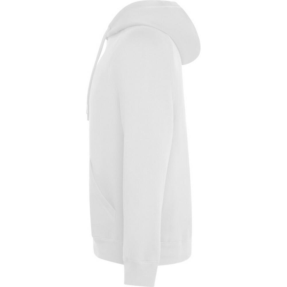 Felpa Con Cappuccio Adulto Unisex Roly Vinson Bianco 4/4