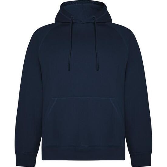 Felpa Con Cappuccio Adulto Unisex Roly Vinson Blu Navy