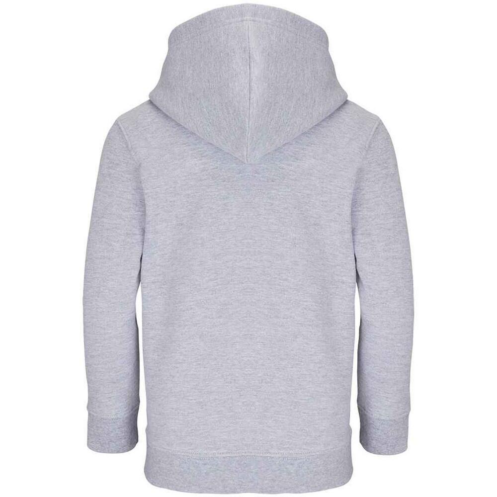 "Condor" Kapuzenpullover für Kinder Grau meliert 2/4