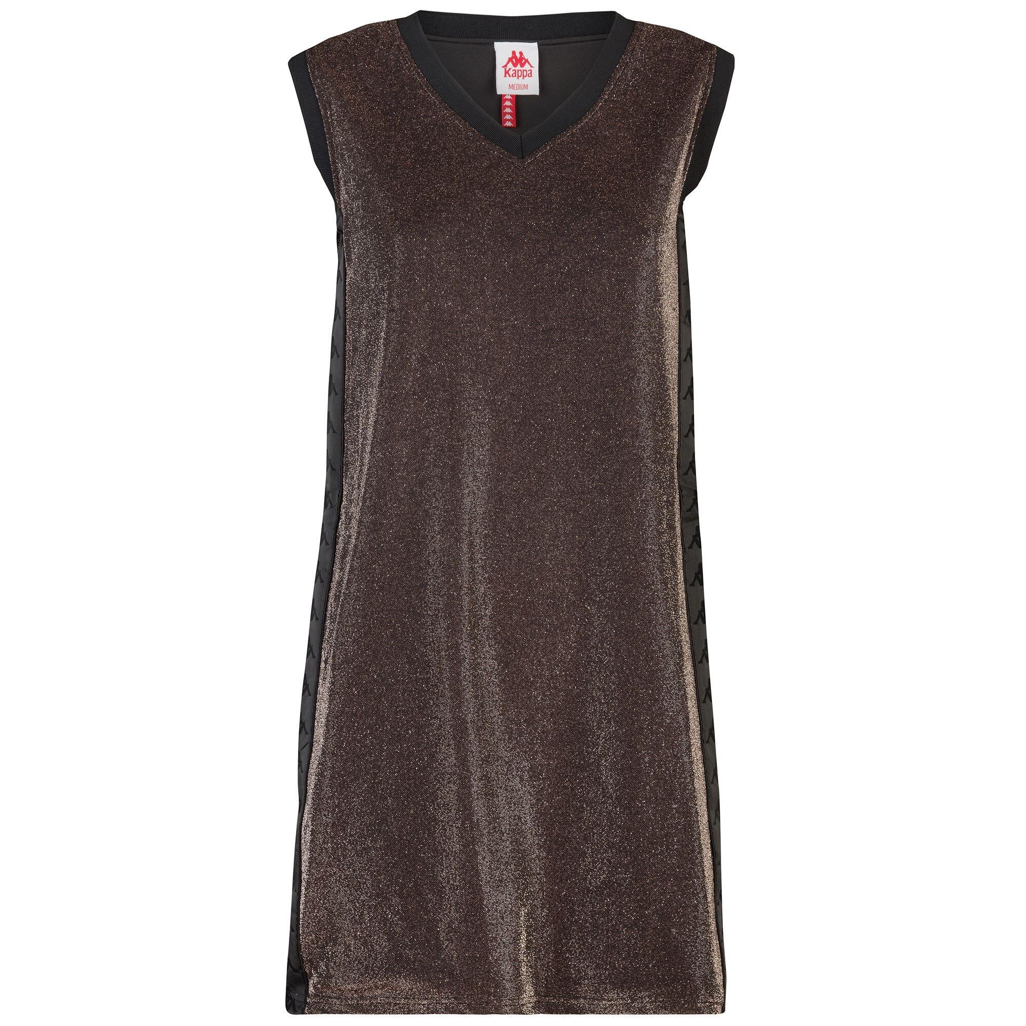 KAPPA vestito da donna in nylon marrone da fitness