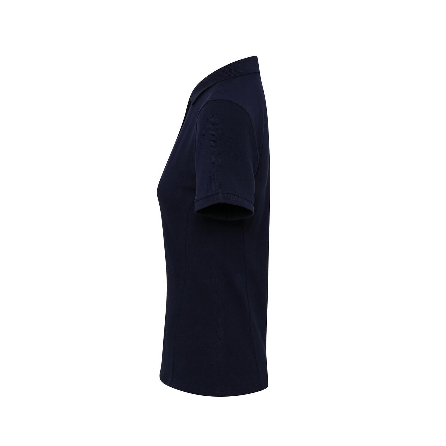 Womens/Ladies Coolchecker Plus Piqu Polo With CoolPlus (Navy) 3/3