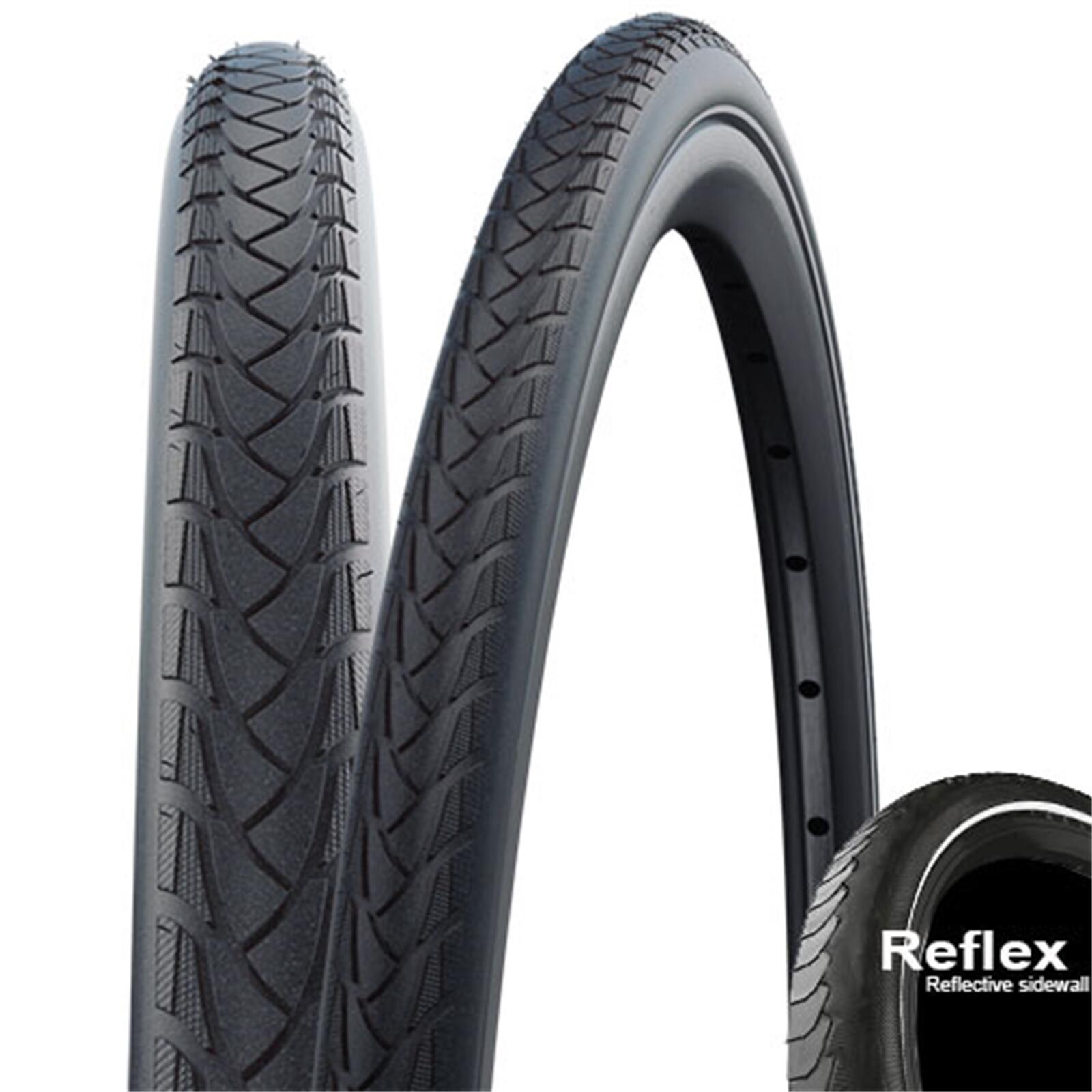 SCHWALBE Marathon Plus Evo SmartGuard rolstoel 25-489 - zwart-reflex