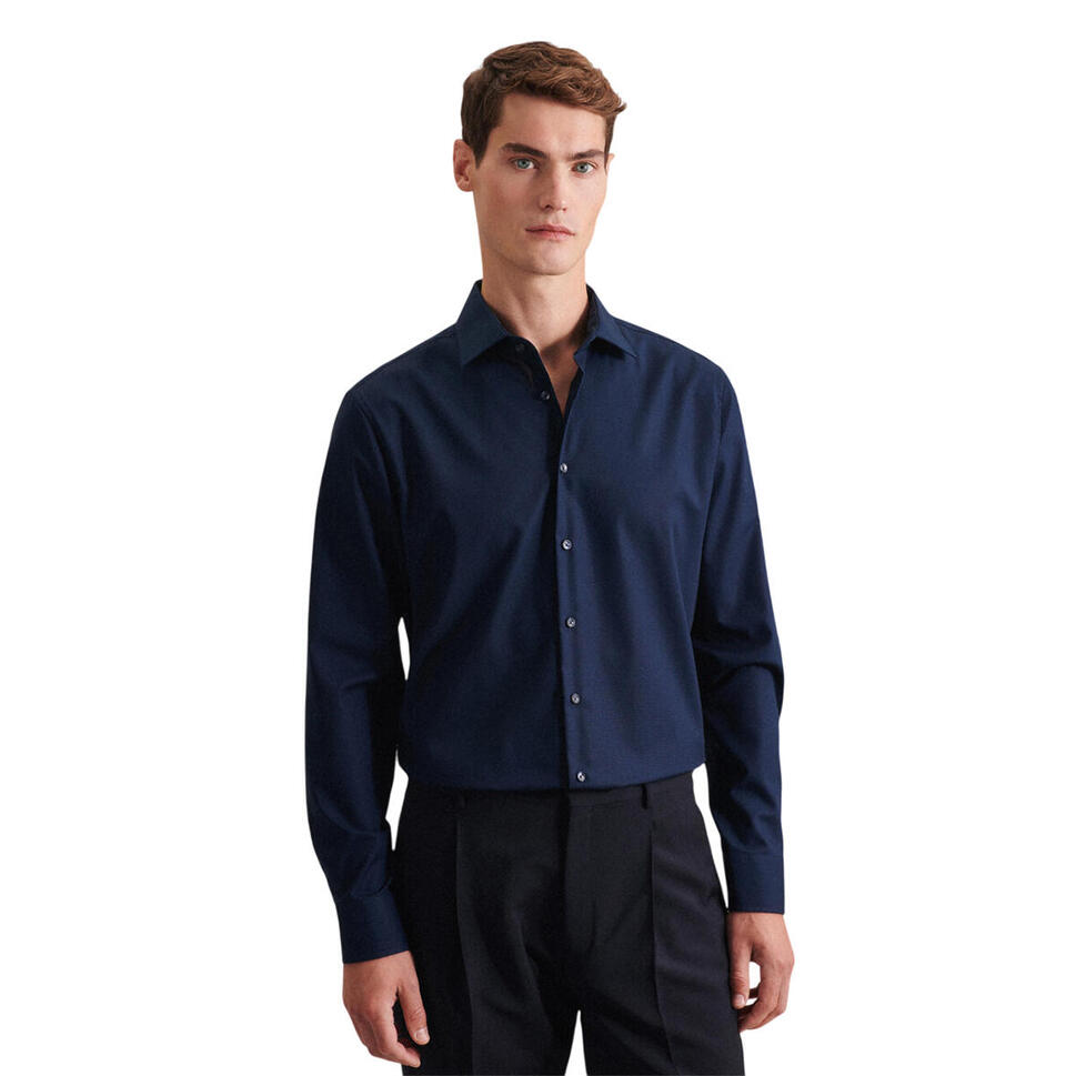 Męska Koszula 1/1 Business Kent Shaped Formal Shirt
