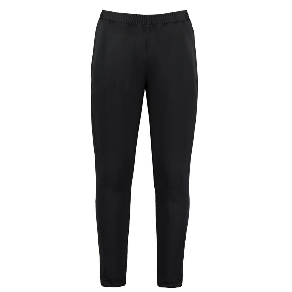 Adults Unisex Slim Fit Performance Track Pants (Black)