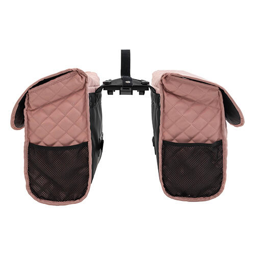 Sacoche Double Basil Tour MIK 28L Noire - Vélo Ville Et Trekking Imperméable
