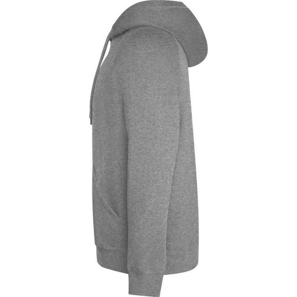 Felpa Con Cappuccio Adulto Unisex Roly Vinson Grigio Di Marna 4/4