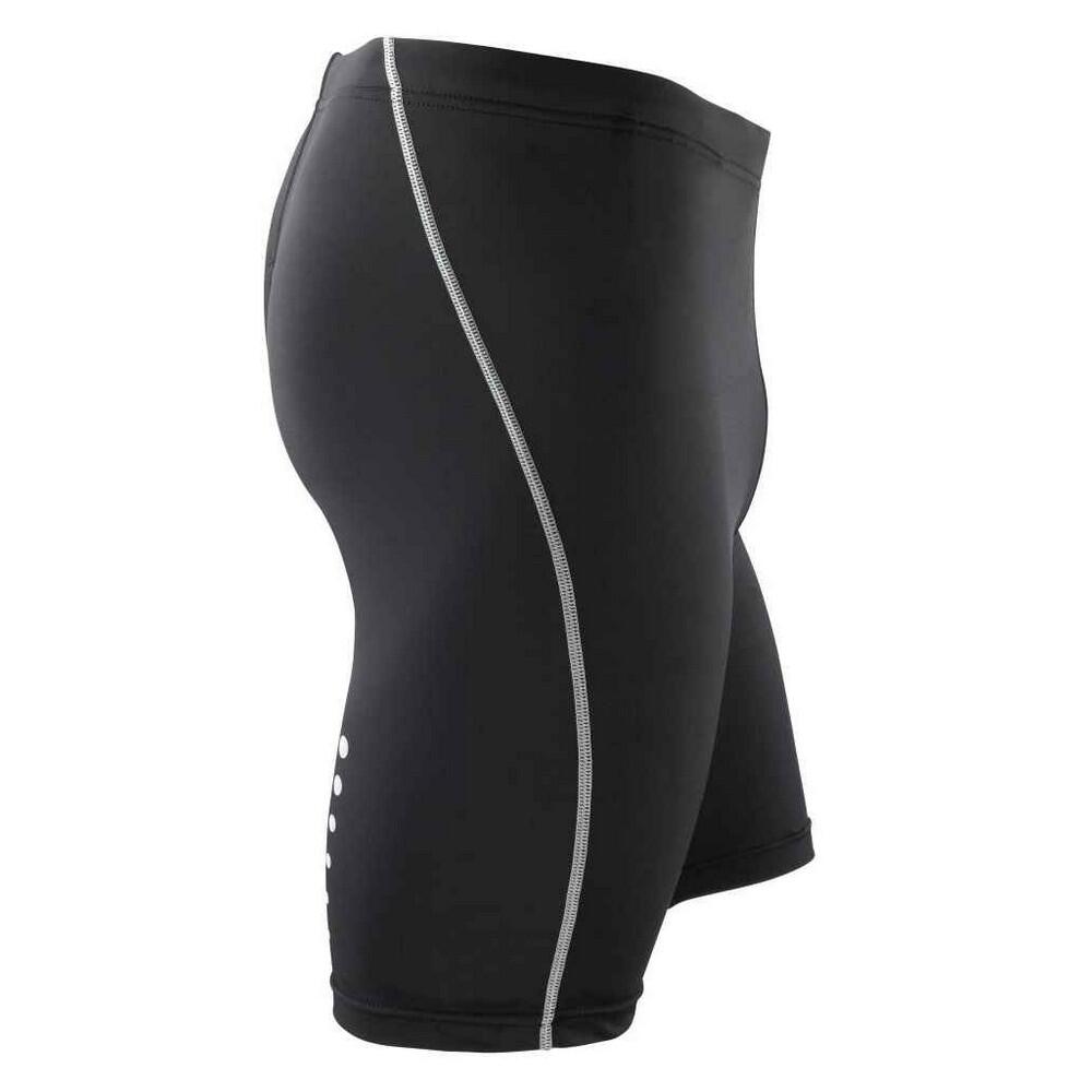 Mens Bodyfit Base Layer Shorts (Black) 3/3
