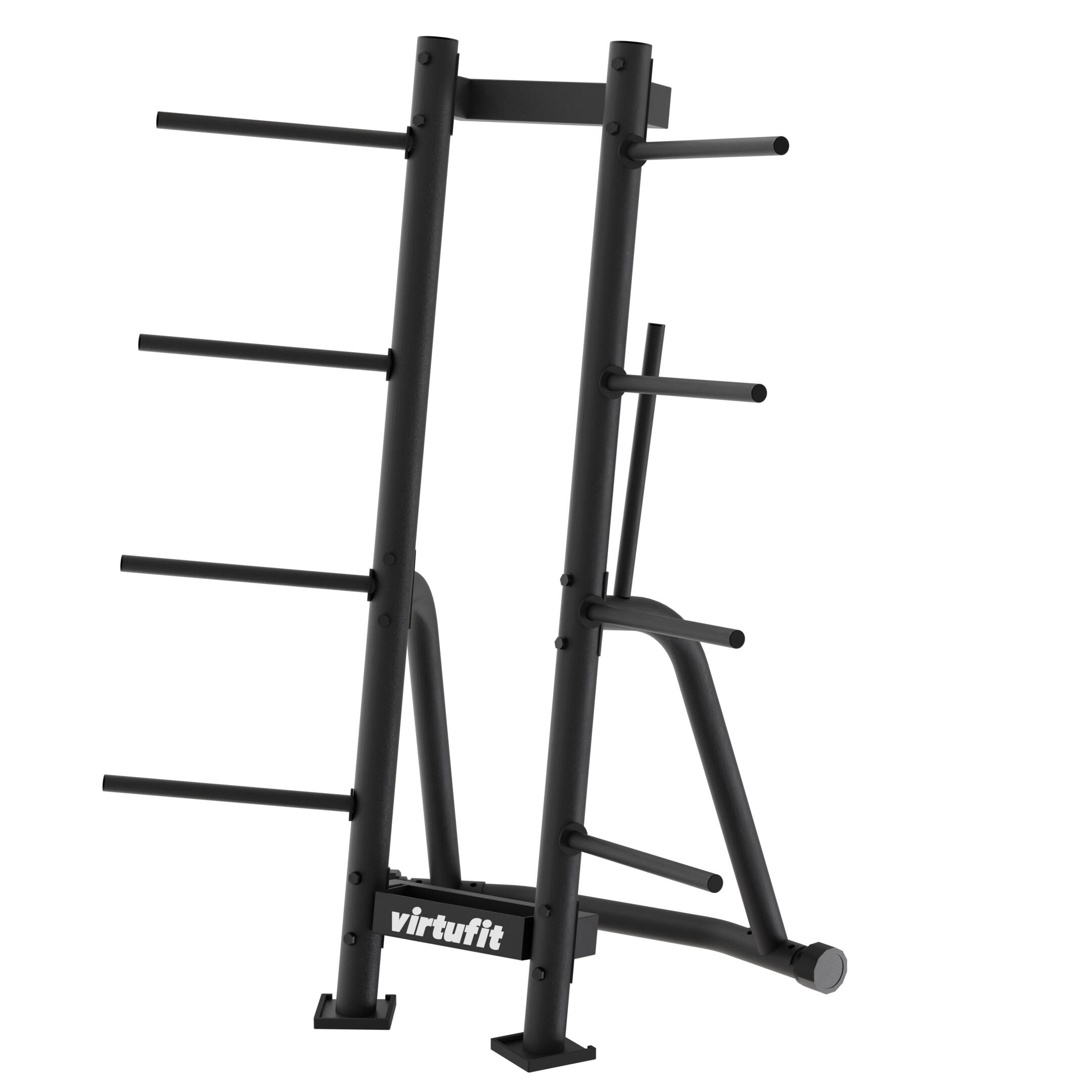 Virtufit - Support De Stockage Bodypump - Pour 10 Sets - Pump Rack - Rack De Rangement - Noir - Taille Unique - Decathlon