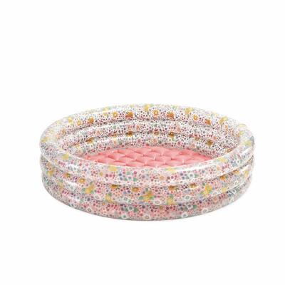 Intex opblaasbaar babyzwembad sweet blossom roze-goud