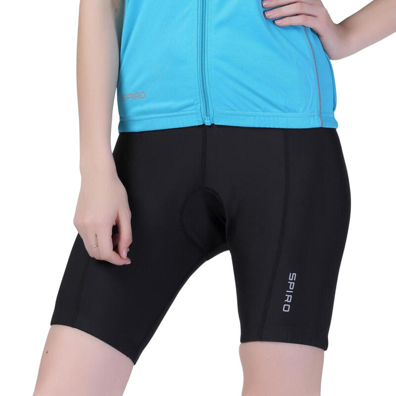 Pantaloni Scurți De Ciclism Drumeții În Natură Spiro Căptușită Femei