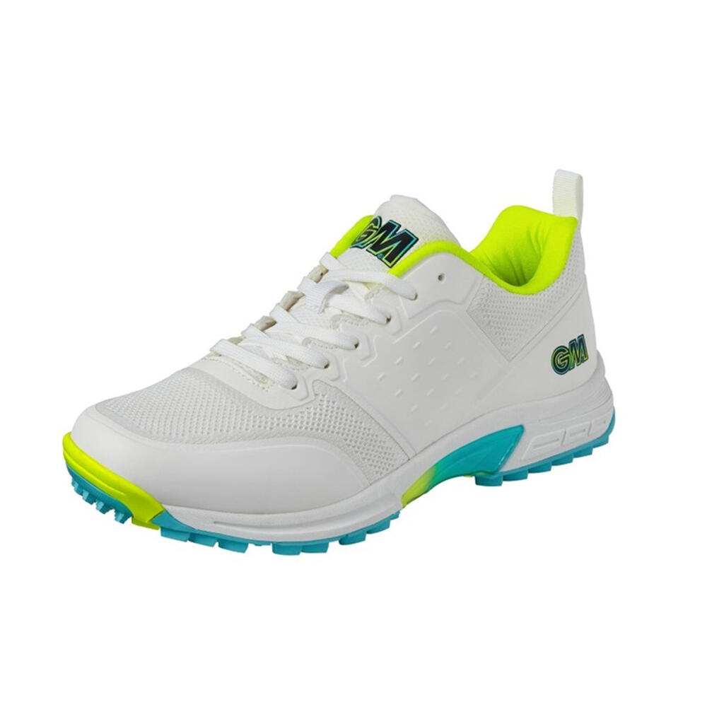 GUNN AND MOORE Unisex Adult Aion All Rounder Rubber Cricket Shoes (White)