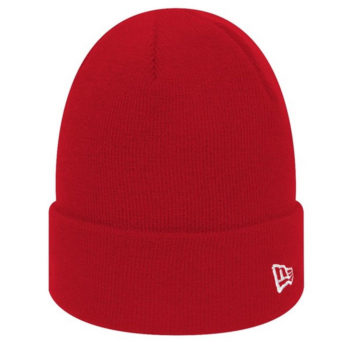 NEW ERA Unisex Adult Flag Knitted Beanie (Scarlet)