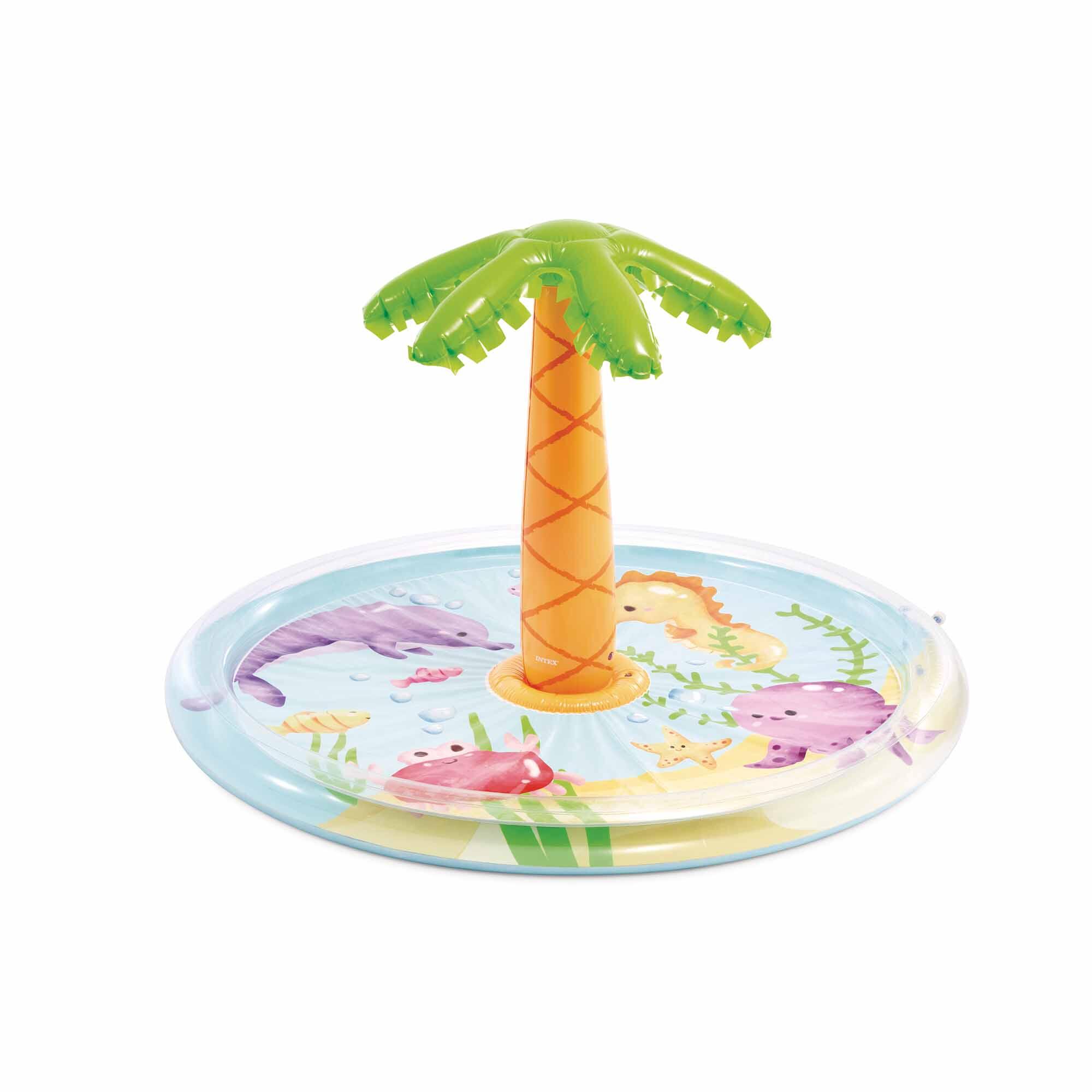 INTEX INTEX Piscina inflável infantil Spray Palmera com pulverizador de água