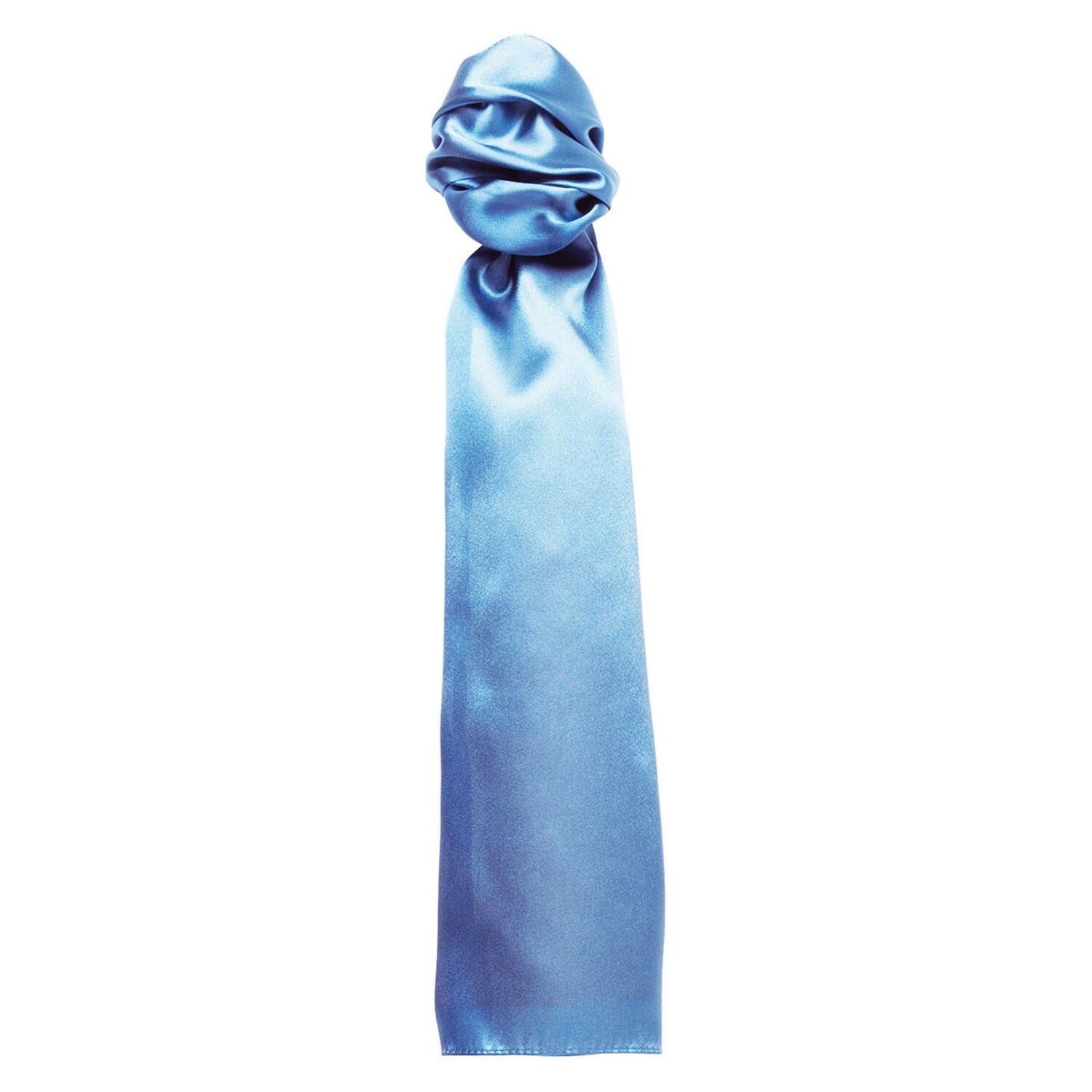 PREMIER Cachecol de negócios liso para mulher/senhora Azul Médio
