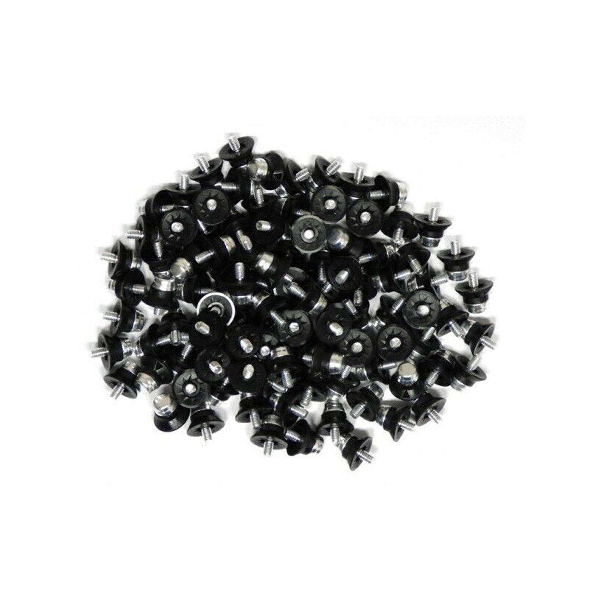 Tacchetti per calzature da calcio (Nero / Argento) 2/2