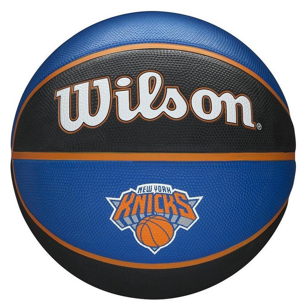 NEW YORK KNICKS Wilson Basketball (Blue/Black)