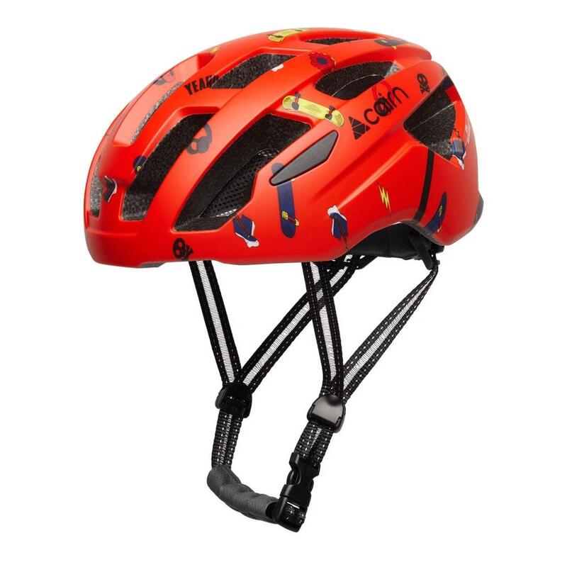 Casque de Vélo Rouge Garçon Cairn Prism J II