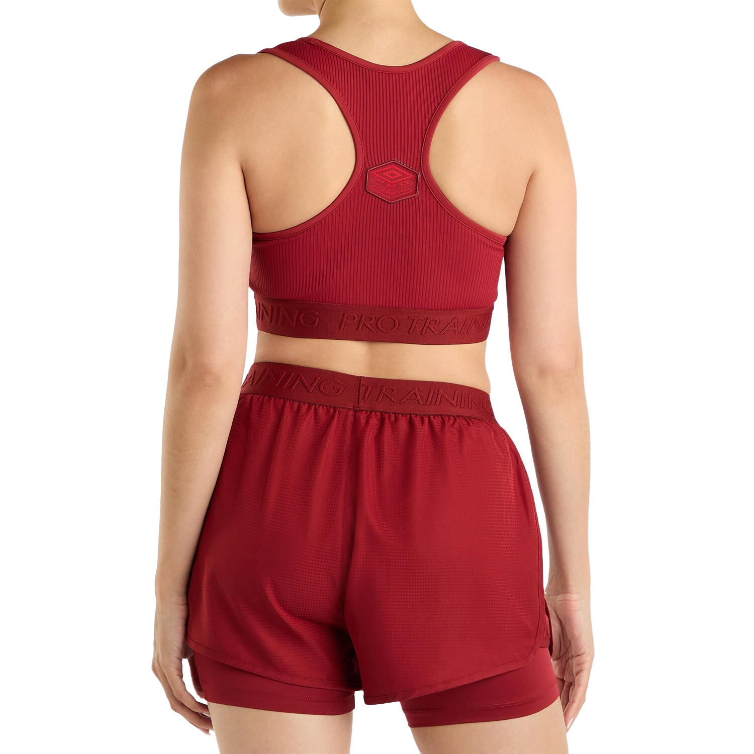 Reggiseno Sportivo Allenamento Donna Umbro Pro Pomodoro Secco 2/2