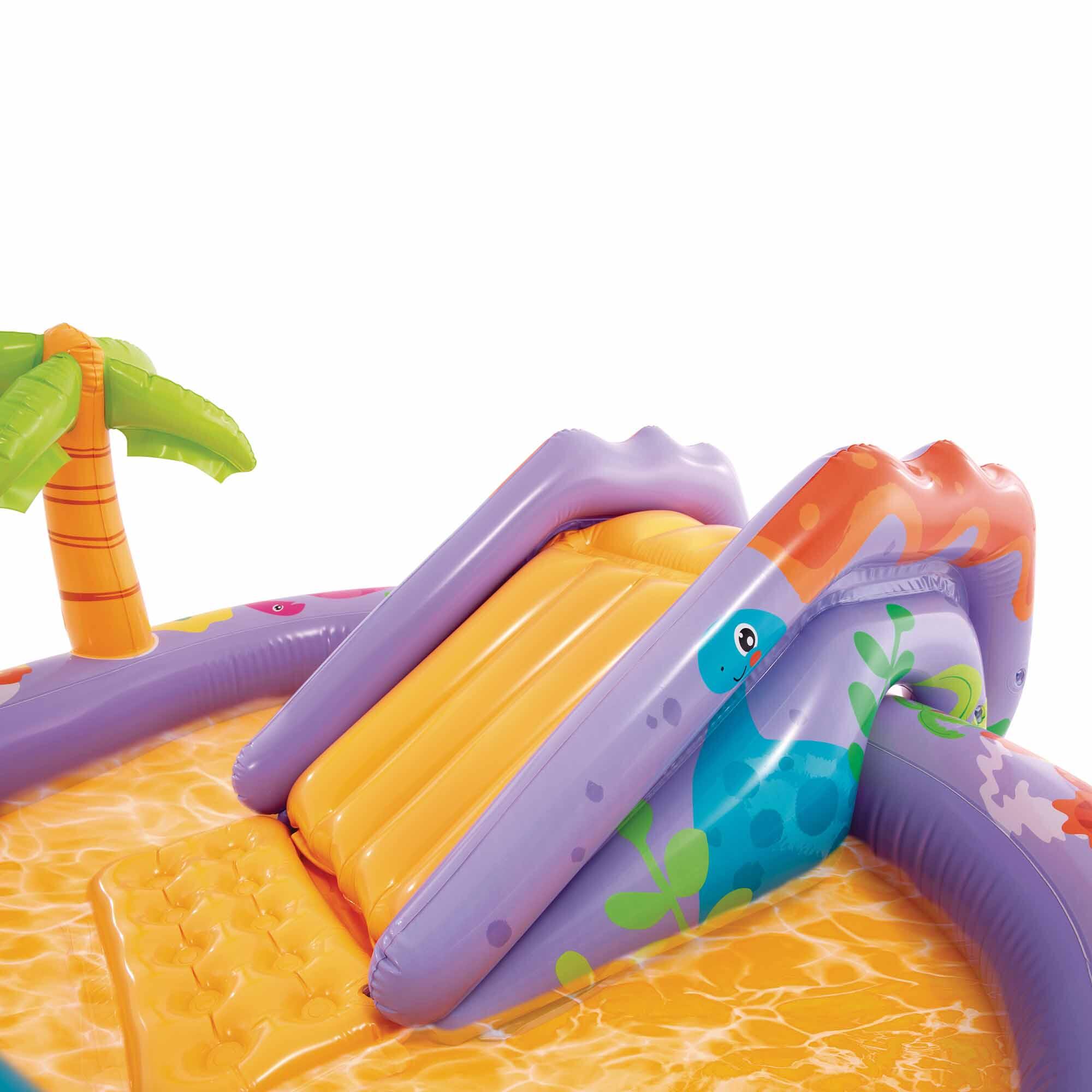 Intex 56139NP Opblaasbaar Speelzwembad Dino Park met Glijbaan 201 x 157 x 69 cm 3/7