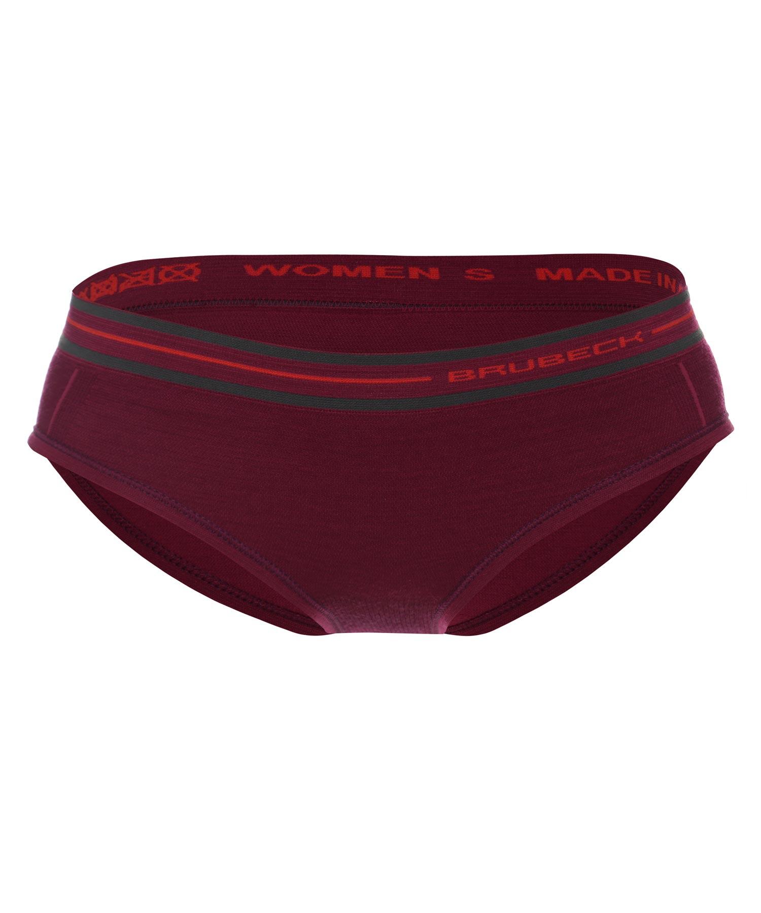 Majtki hipster z wełną merino damskie Brubeck ACTIVE WOOL 2/4