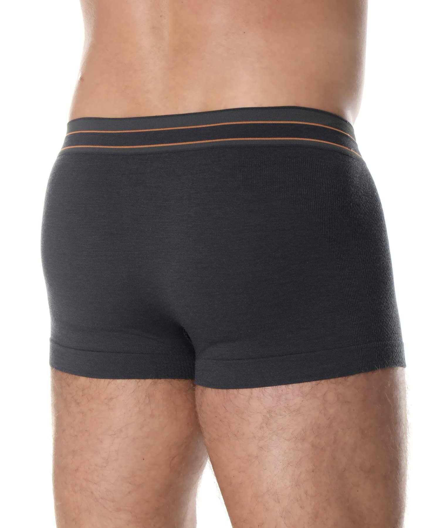 Bokserki z wełną merino męskie Brubeck ACTIVE WOOL 3/4