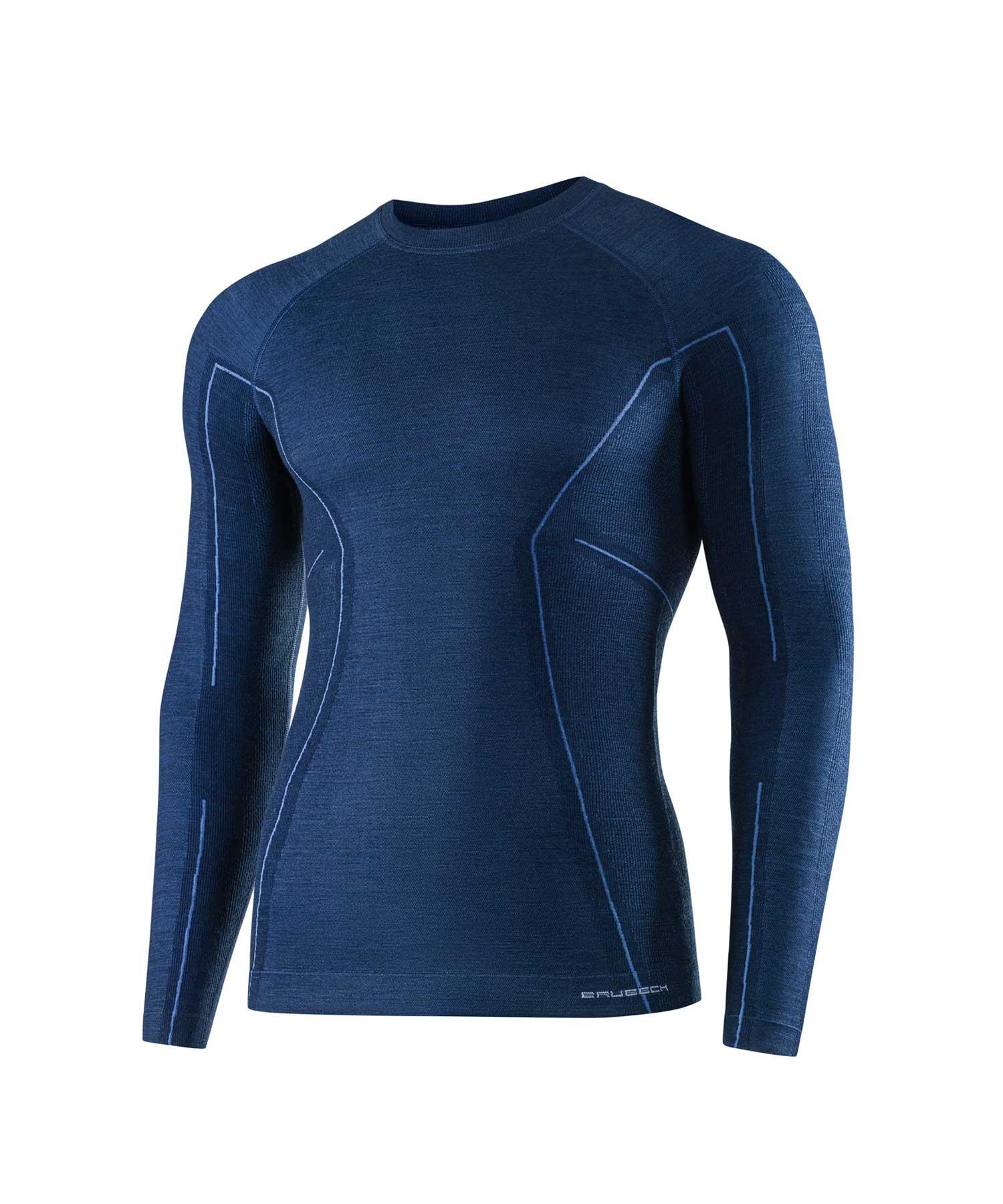 Koszulka wełniana z długim rękawem męska Brubeck ACTIVE WOOL 2/7