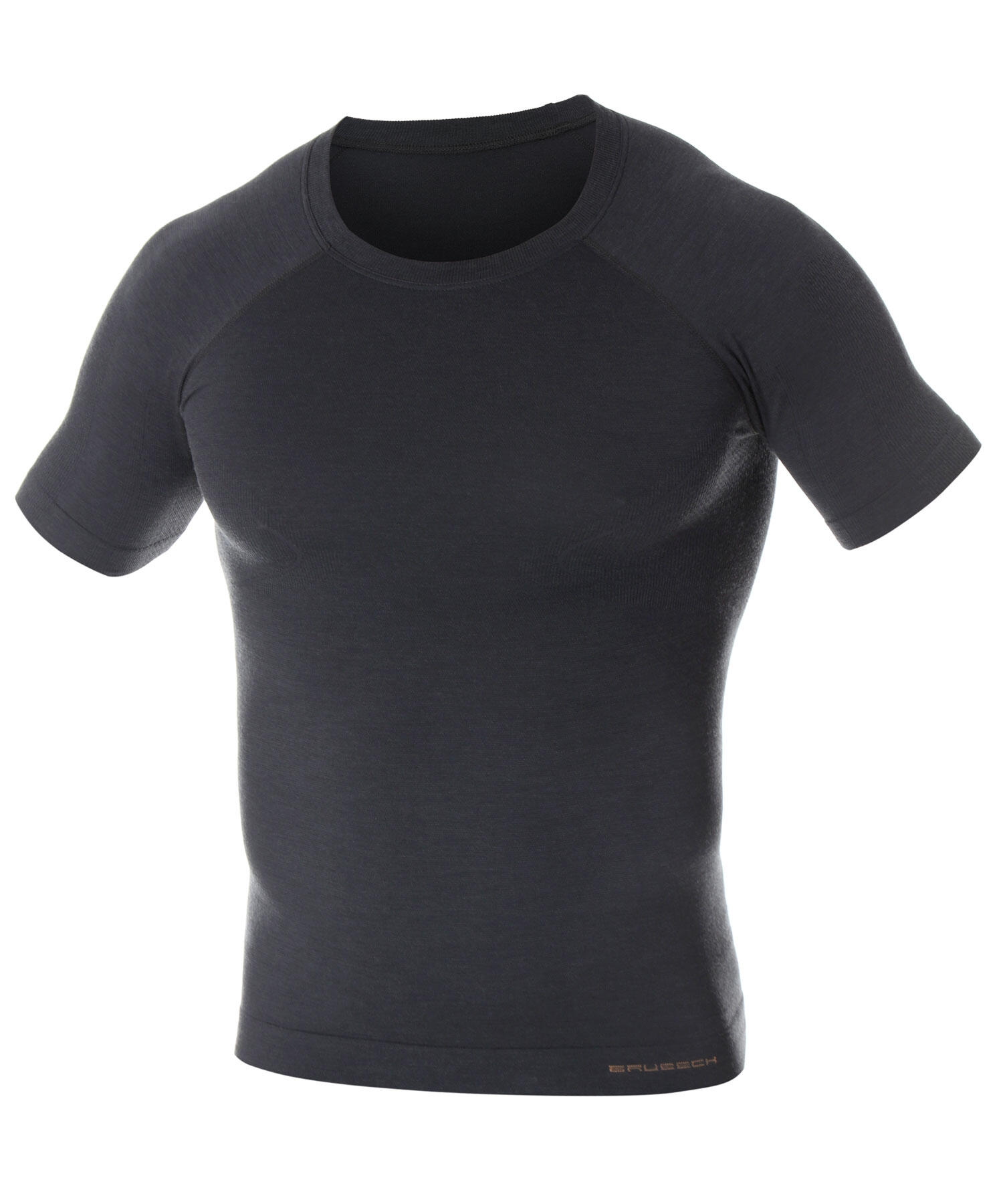 T-shirt da trekking uomo Brubeck Active Wool SS11710 grigio scuro XL 2/4