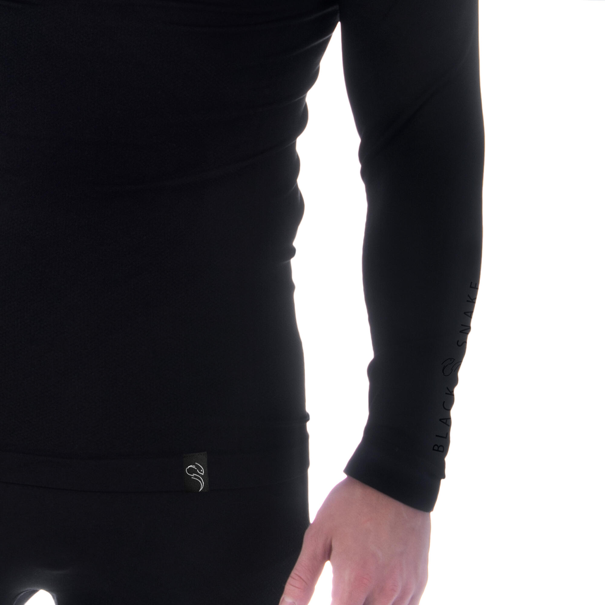 T-shirt fonctionnel | Sous-vêtements thermiques seamless | Hommes | Noir foncé 5/5