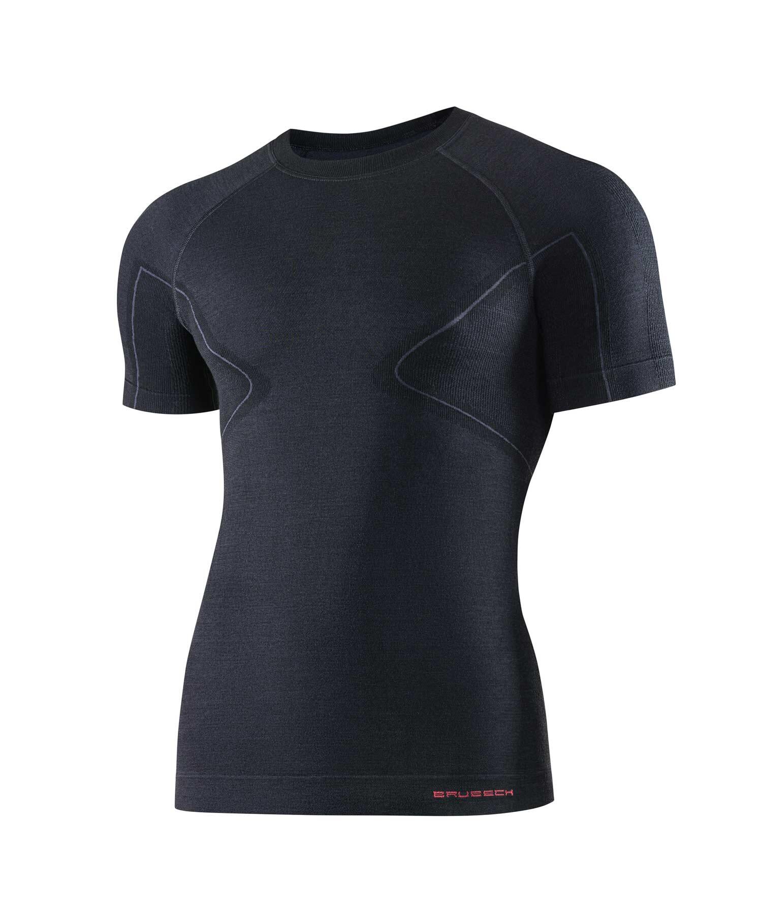 T-shirt da trekking uomo Brubeck Active Wool SS11710 nero XXL 2/4