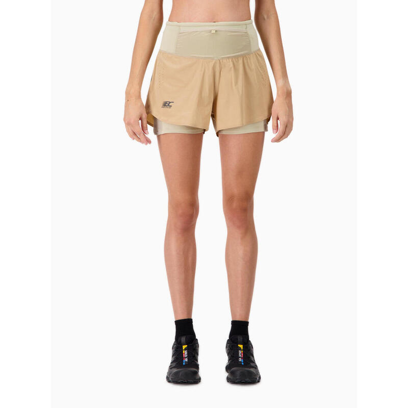 Short de running 2 en 1 Linh Ultra - Femme