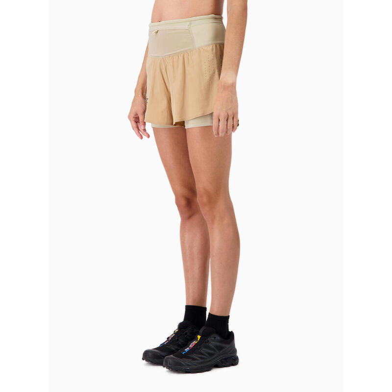 Short de running 2 en 1 Linh Ultra - Femme