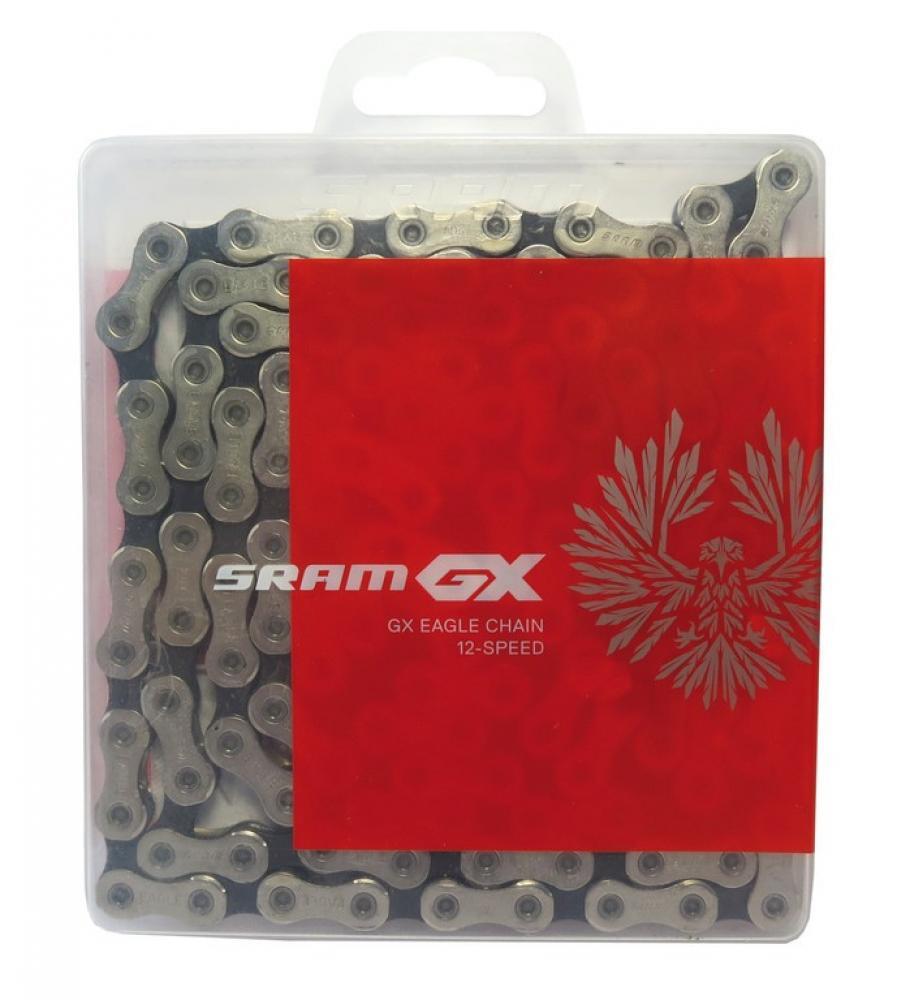 Chaine Sram GX Eagle 12 Vitesses 126 Maillons Noir Argent 2/3