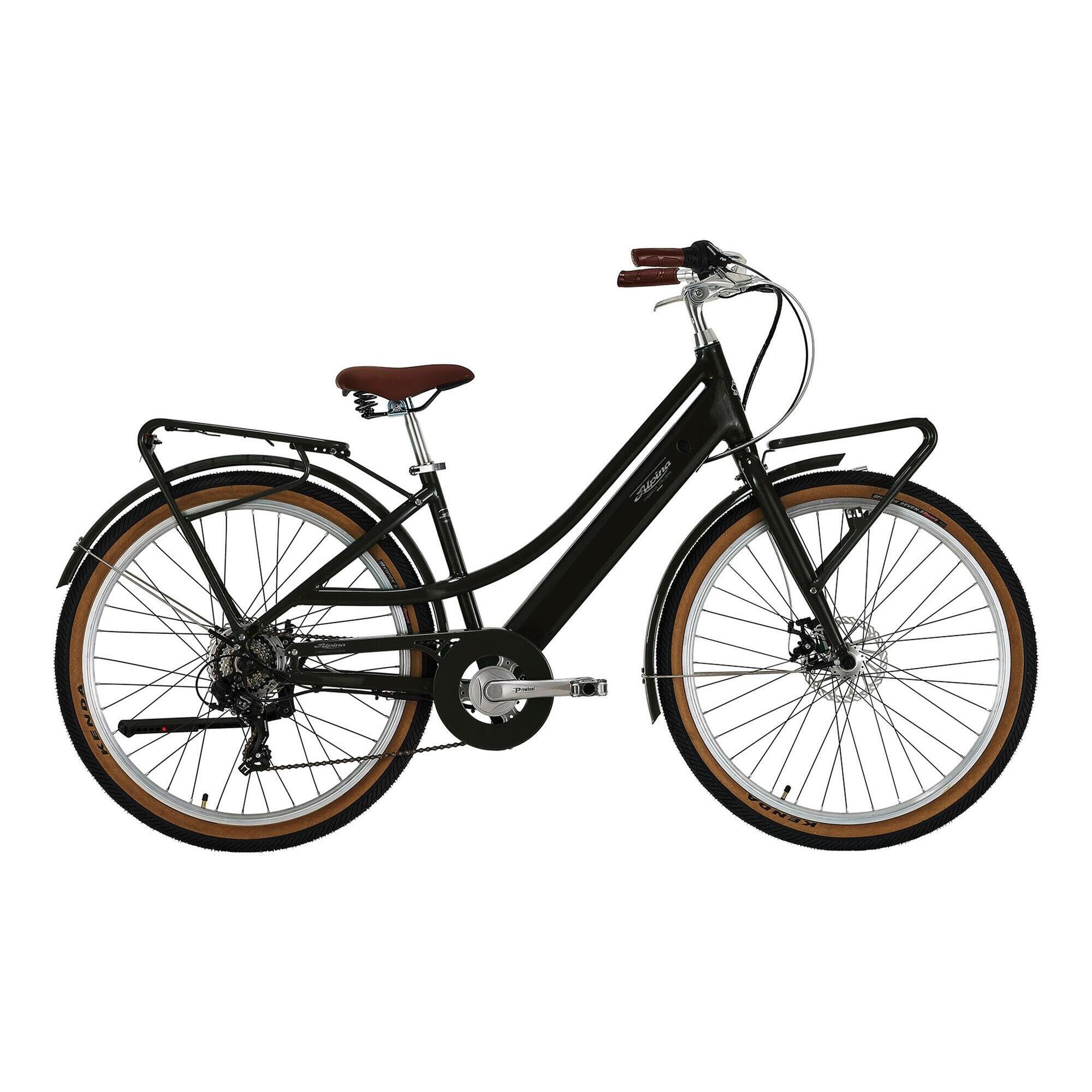 Alpina Bike - Vélo Électrique Alpina V1 Agave 27.5 - Vélo Ville - Noir - Decathlon