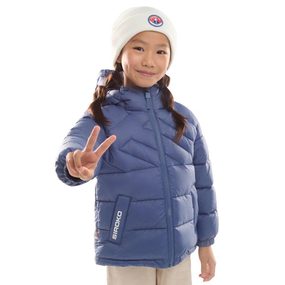 Siroko - Doudoune Fille Lifestyle Enfants Balloon-g Bleu Marine - Doudoune Synthétique - Bleu - 10 À 12 Ans - Decathlon