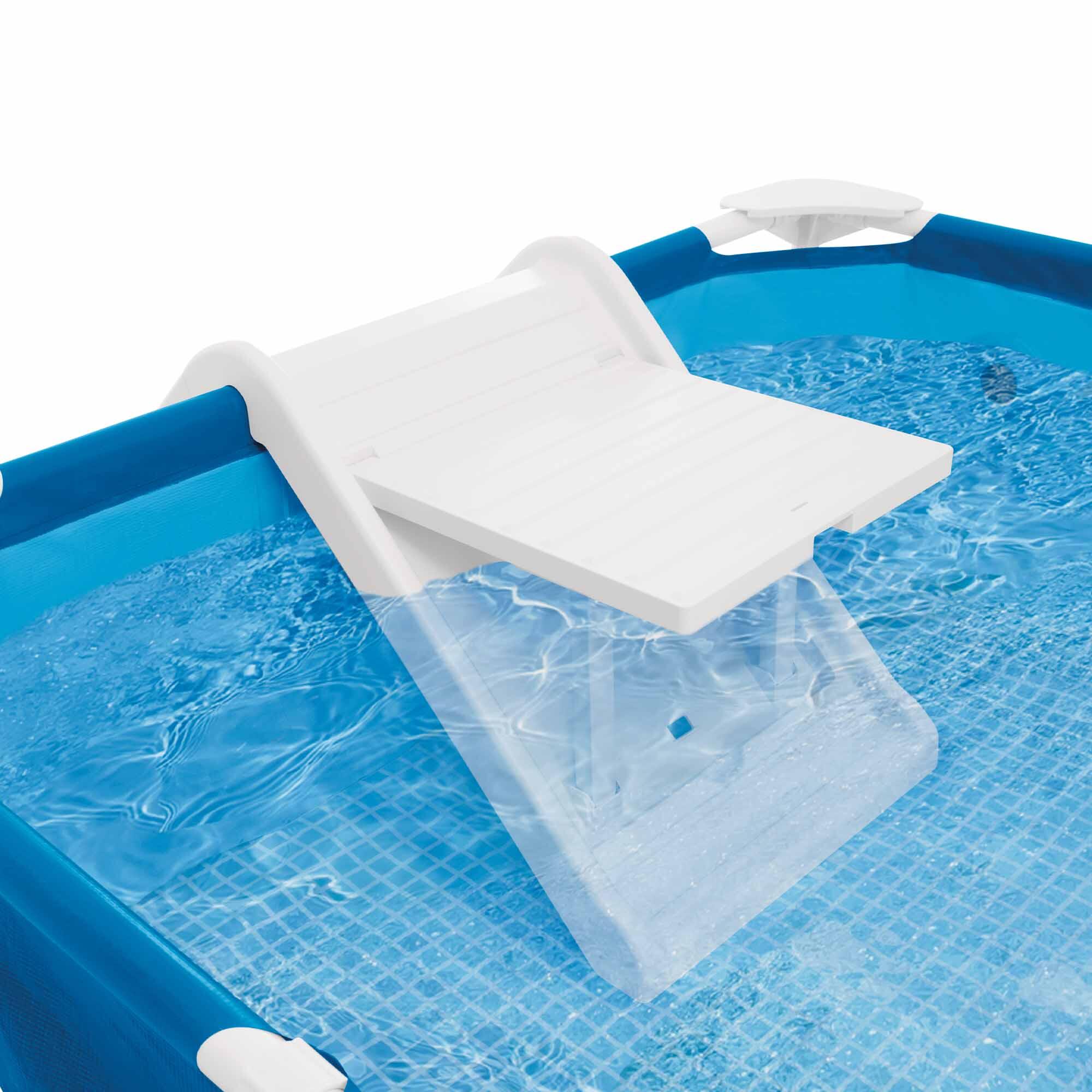 Piscina removível para cães com rampa, 229x152x46 cm 6/7
