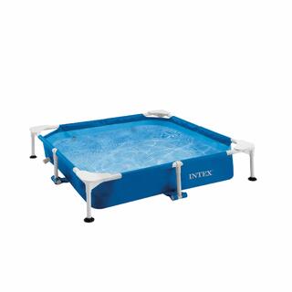 INTEX Intex 48402NP - Piscina Fuori Terra per Cani con Pompa Filtro, 152x152x30 cm