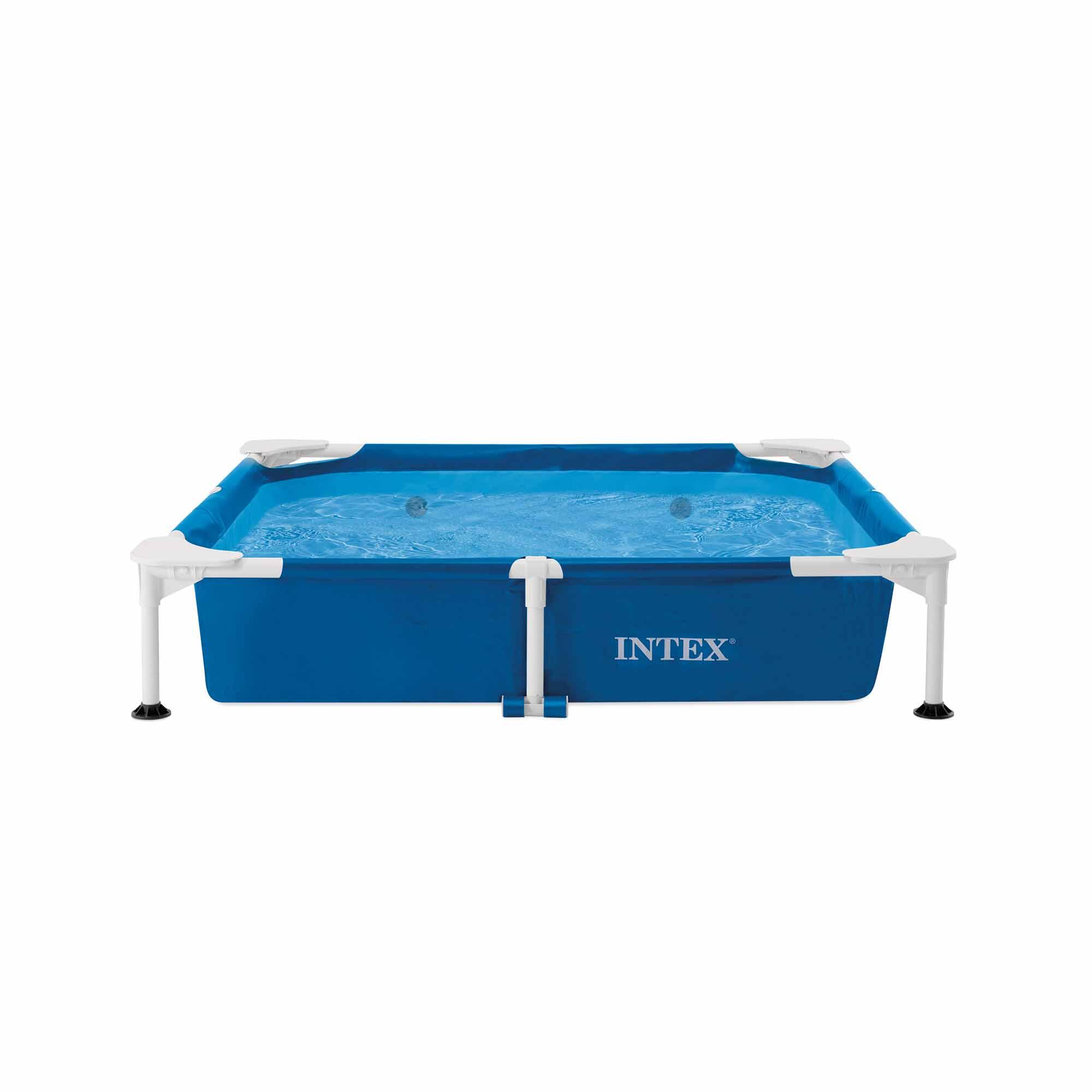 Bazén INTEX 48402 Frame Pet set s filtrací pro mazlíčky 152x152x30 cm 2/7