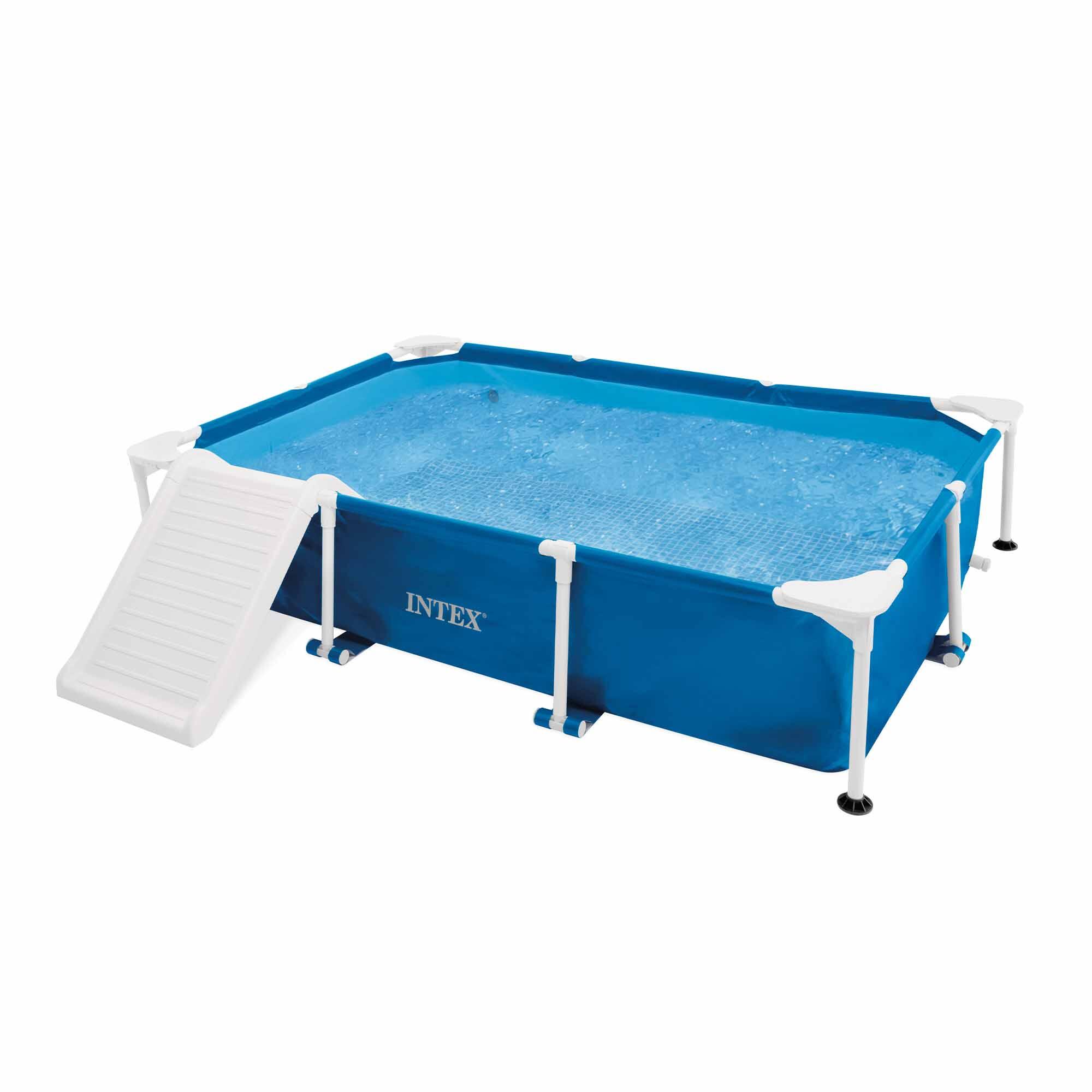 Piscina removível para cães com rampa, 229x152x46 cm 2/7