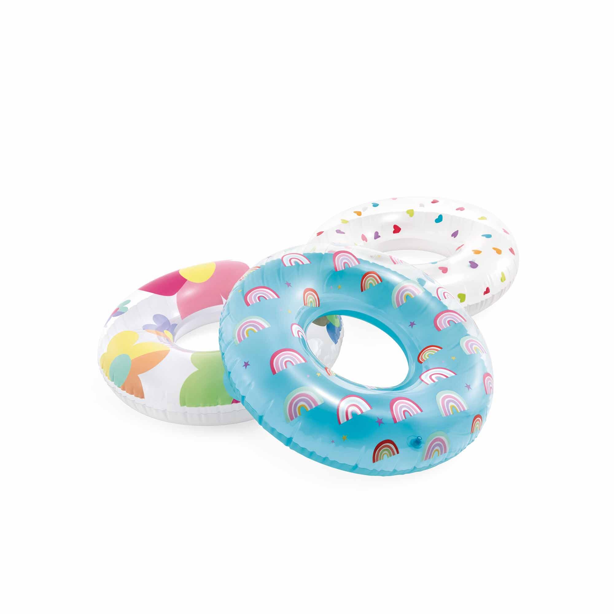 INTEX Intex 59259NP - Ciambelle Salvagenti Gonfiabili Assortiti, 81 cm, 1 Pezzo