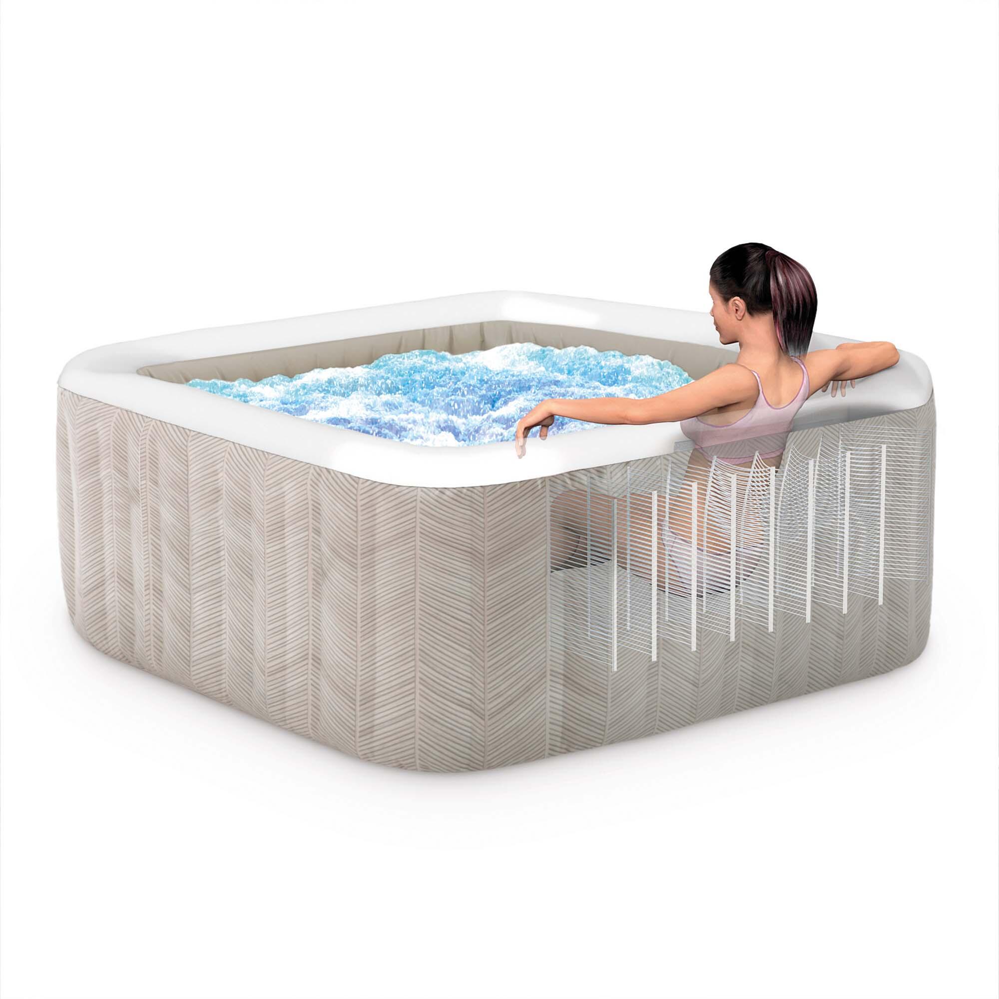 Intex PureSpa Chevron Deluxe Bubble Massage 6 personnes 6/7