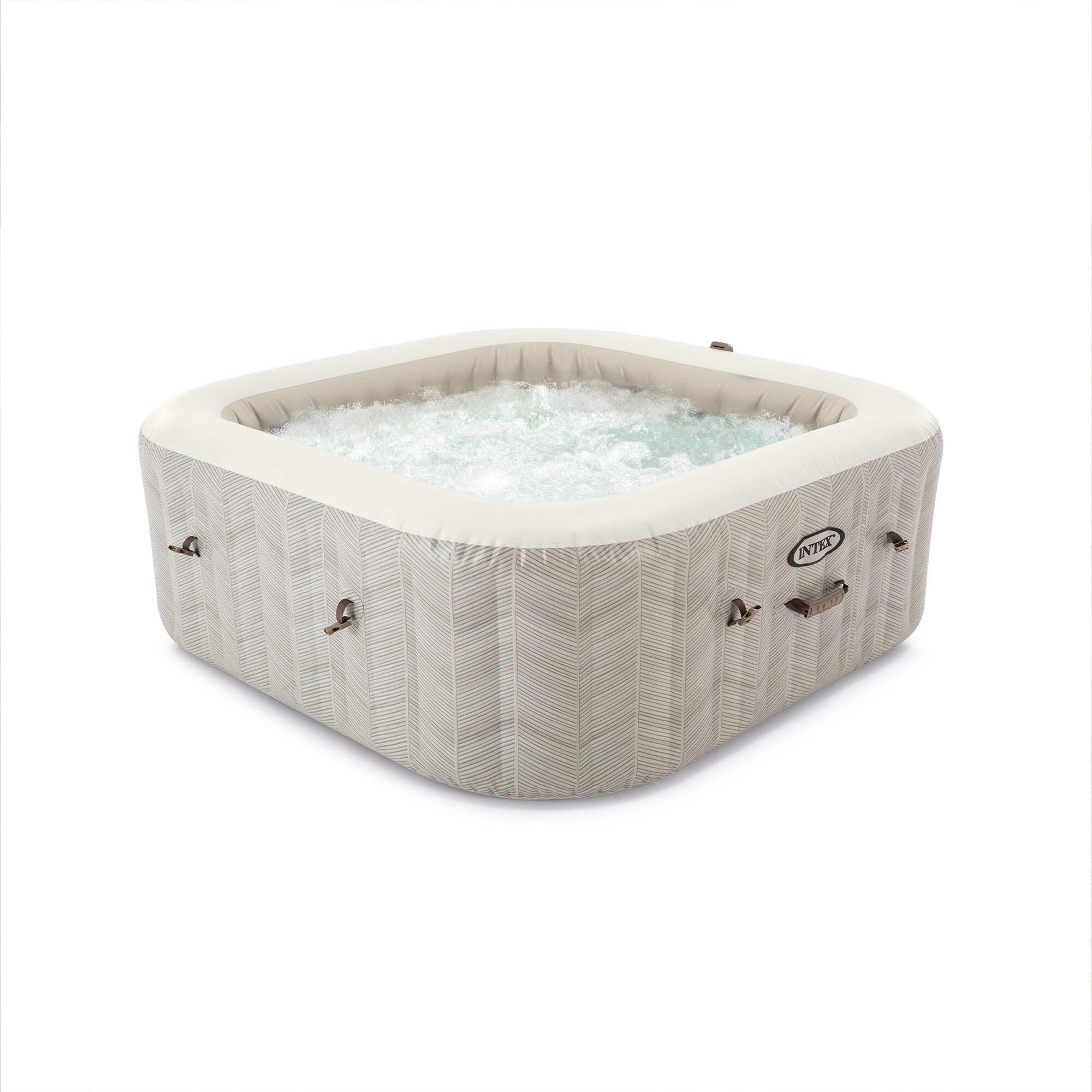 INTEX Intex 28472NP - Idromassaggio Gonfiabile PureSpa Chevron Deluxe, 6 Posti