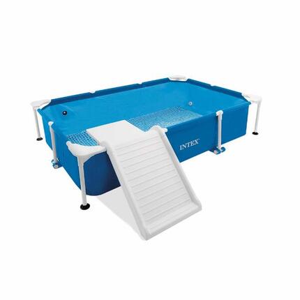 Piscina desmontable rectangular para perros depuradora 229x152x46 cm